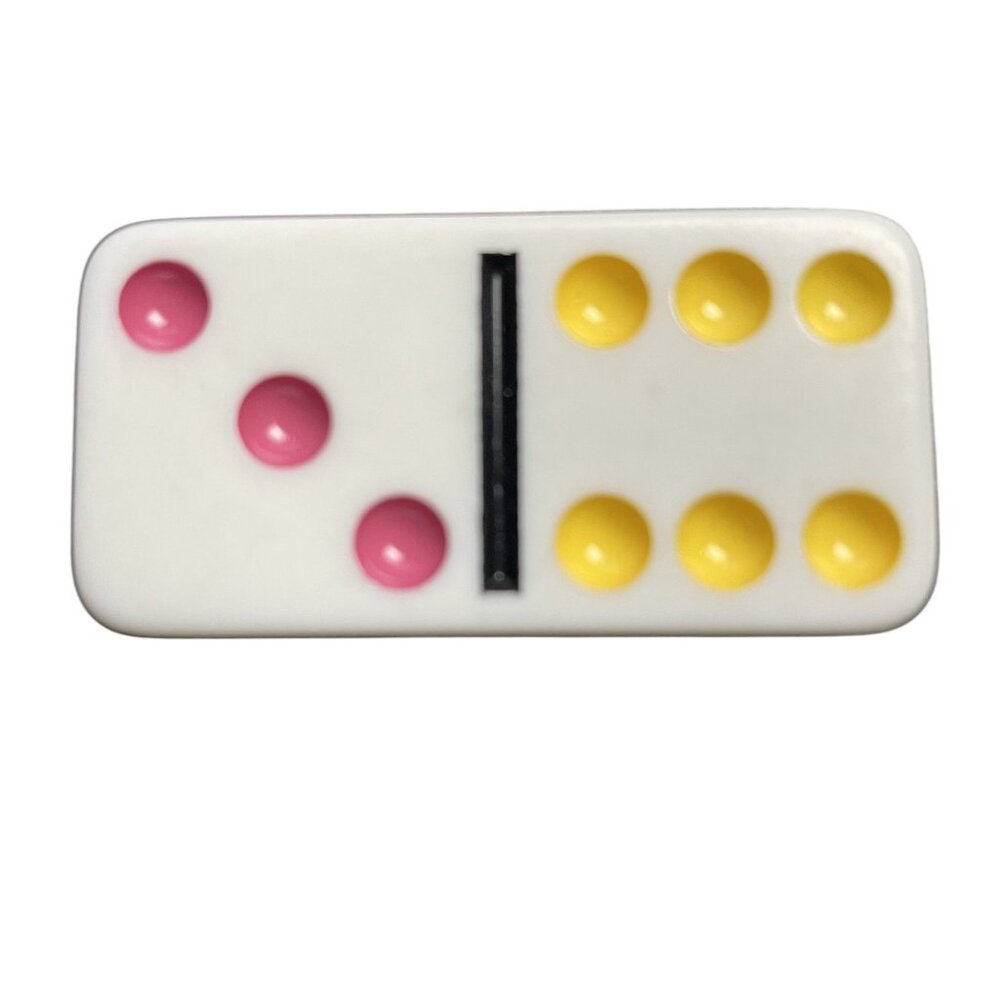 Double Twelve Dominoes Replacement Tile 3 6 Color Dot mq